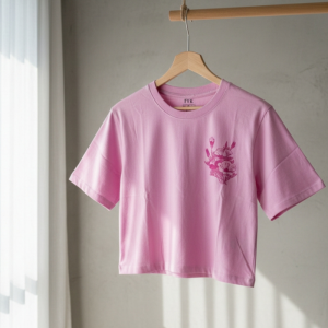 Flower Print Crop Top HS